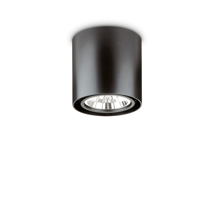 Plafoniera/Aplica MOOD Ideal Lux, GU10 max 1 x 50W, Round, Negru