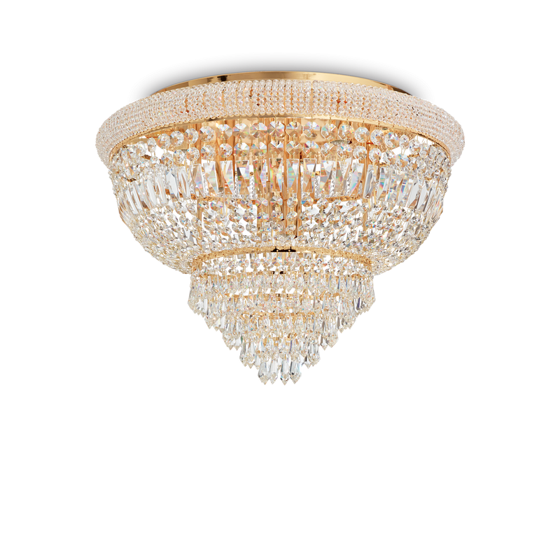 Plafoniera/Aplica DUBAI Ideal Lux, E14 max 24 x 28W, Alama, 78 cm