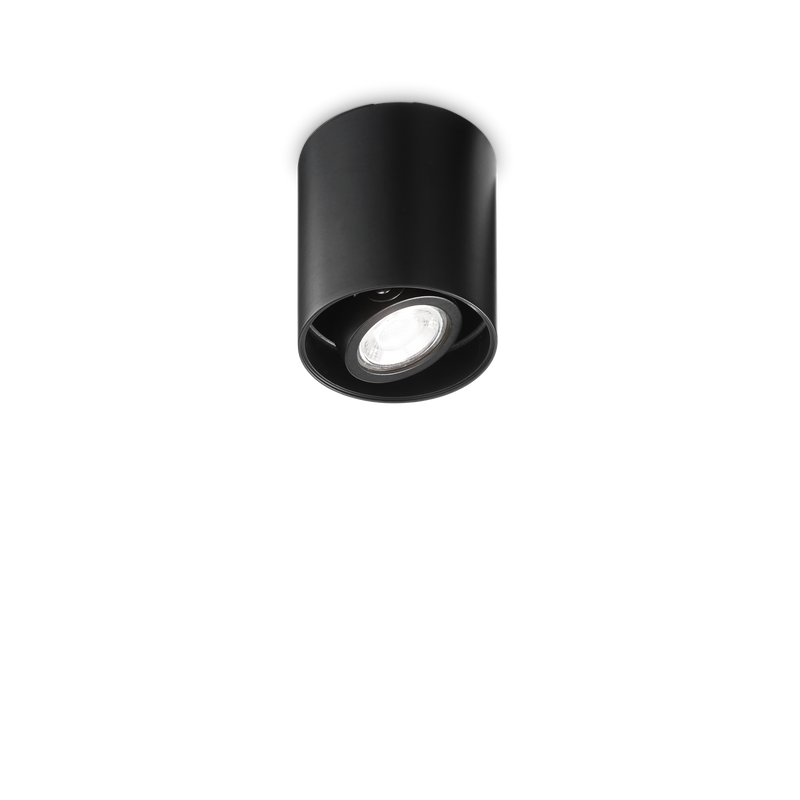 Plafoniera/Aplica MOOD Ideal Lux, GU10 max 1 x 28W, Round, Negru