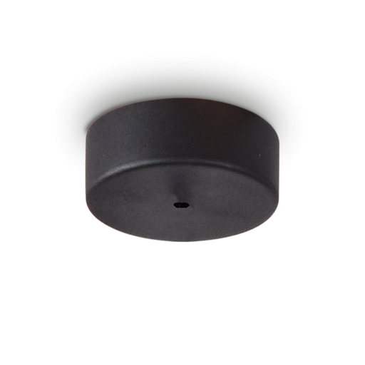 Componentă Iluminat Ideal Lux Rosone, Negru, Ø9 cm, H3.5 cm