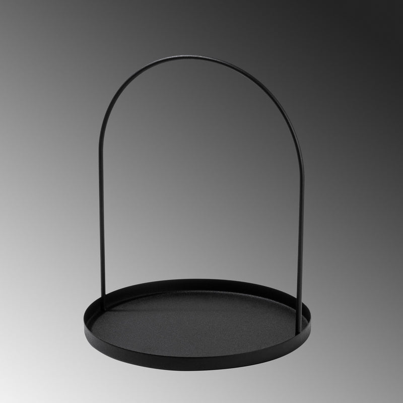 Suport pentru Bijuterii-Accesoriu Decorativ din Metal Asi Home Kos - Black Metal 22.5X22.5X28 cm