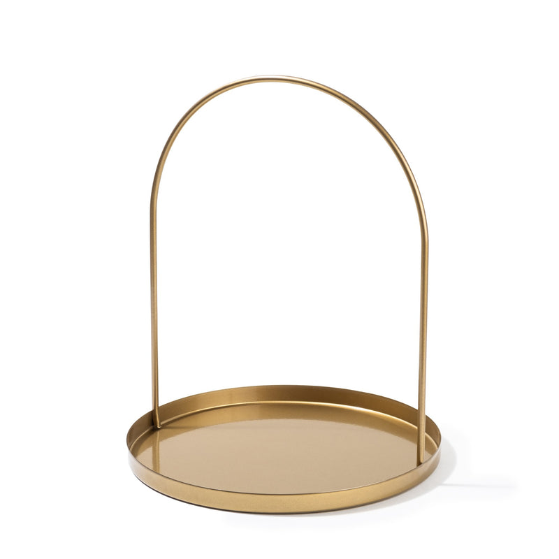 Suport pentru Bijuterii-Accesoriu Decorativ din Metal Asi Home Kos-B - Gold Metal 22.5X22.5X28 cm