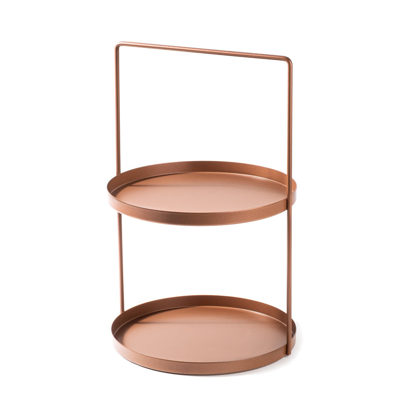 Stand pentru Bijuterii-Accesoriu Decorativ din Metal Asi Home Tılos-A - Copper Metal 21X21X33 cm