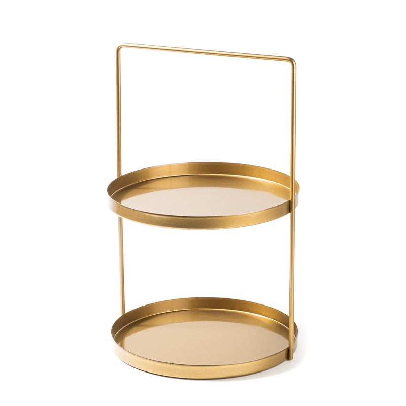 Stand pentru Bijuterii-Accesoriu Decorativ din Metal Asi Home Tılos-B - Gold Metal 21X21X33 cm
