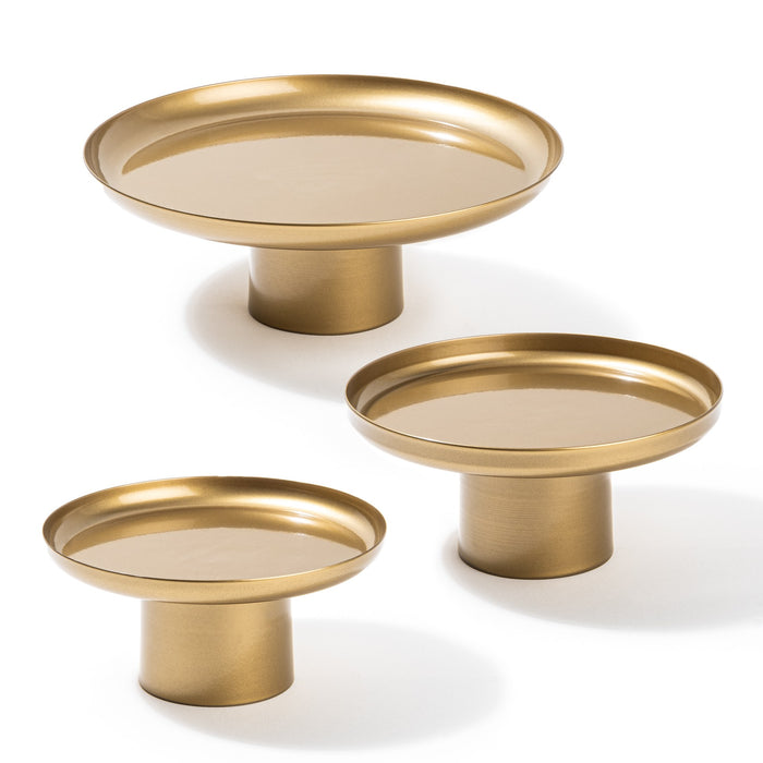 Set 3 Suporturi-Accesorii Decorative din Metal Asi Home Nısıros-B - Gold Metal 25.5|20.5 | 18.5X25.5|20.5 | 18.5X9| 9 | 8.5 cm