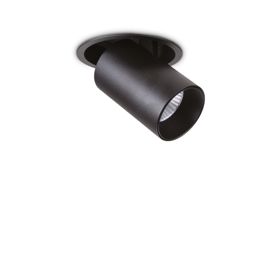 Spot Încastrat Ideal Lux Nova, Negru, LED, Ø10 cm