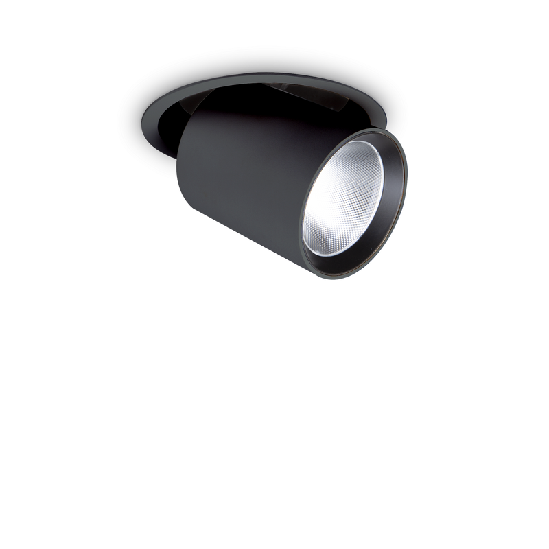 Spot Încastrat Ideal Lux Nova, Negru, LED, Ø15.4 cm, 30W