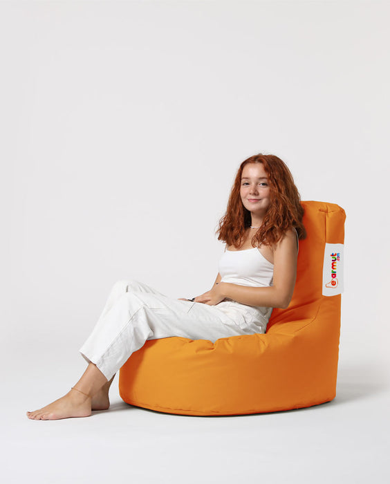 Fotoliu de Gradina Bean Bag Asi Home Lina - Portocaliu