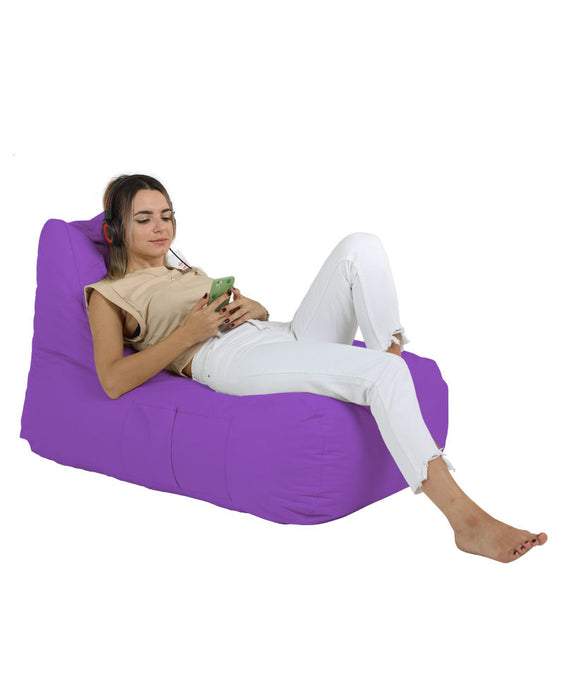 Fotoliu de Gradina Bean Bag Asi Home Trendy Comfort Bed Pouf - Mov