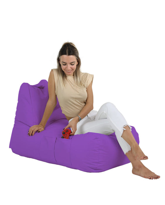 Fotoliu de Gradina Bean Bag Asi Home Trendy Comfort Bed Pouf - Mov