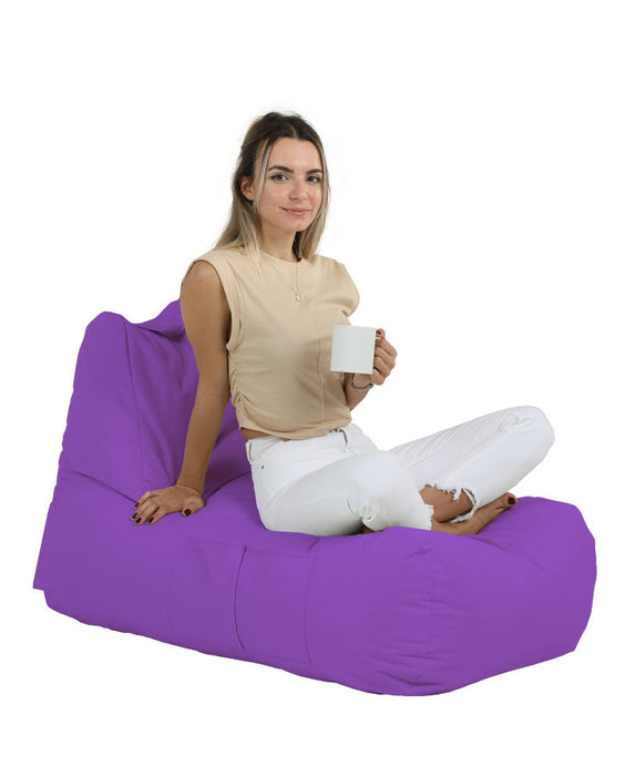 Fotoliu de Gradina Bean Bag Asi Home Trendy Comfort Bed Pouf - Mov