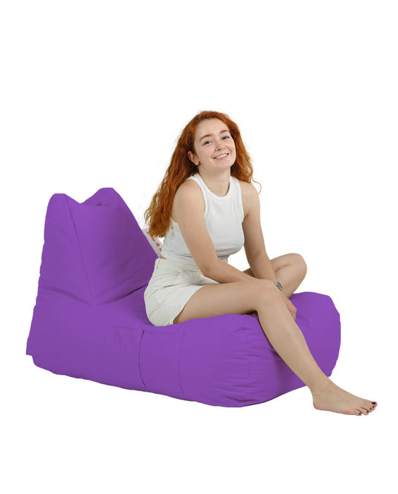 Fotoliu de Gradina Bean Bag Asi Home Trendy Comfort Bed Pouf - Mov