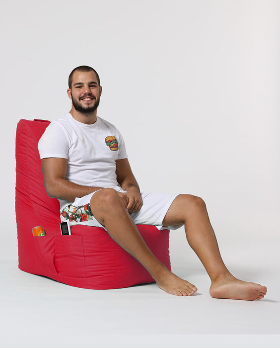 Fotoliu de Gradina Bean Bag Asi Home Diamant - Roșu