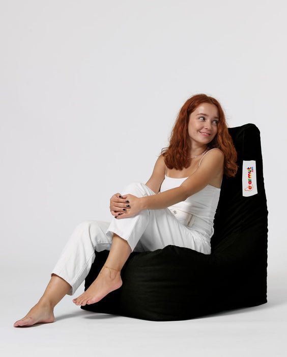 Fotoliu de Gradina Bean Bag Asi Home Diamant - Negru