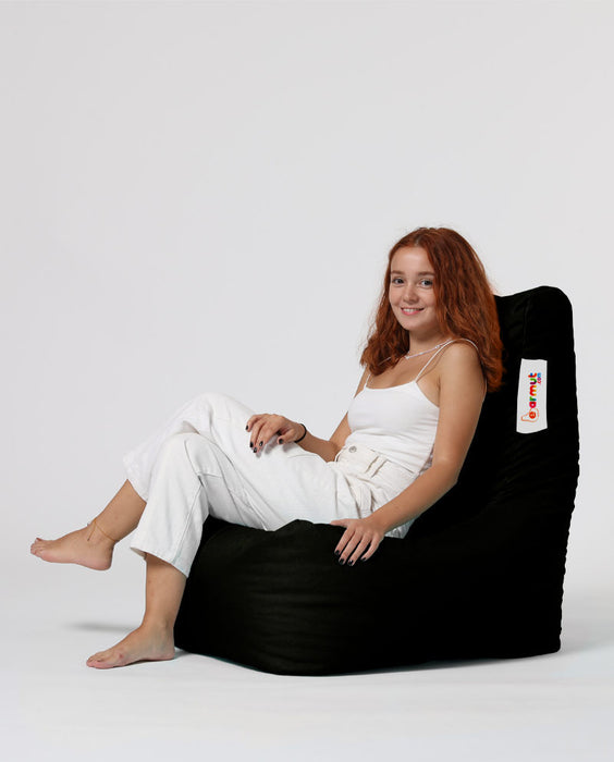 Fotoliu de Gradina Bean Bag Asi Home Diamant - Negru