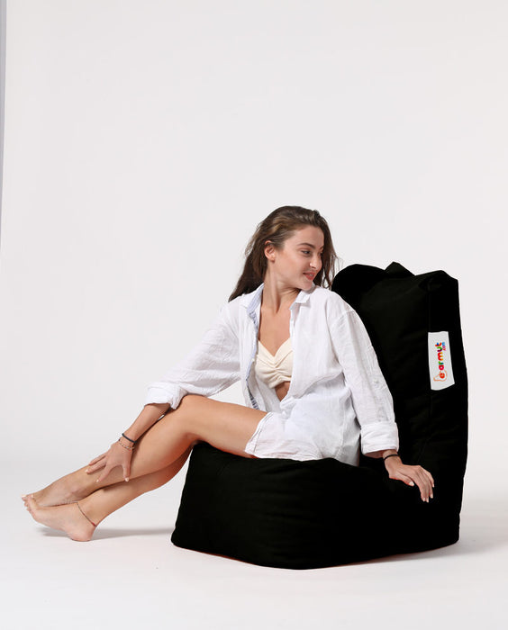 Fotoliu de Gradina Bean Bag Asi Home Diamant - Negru