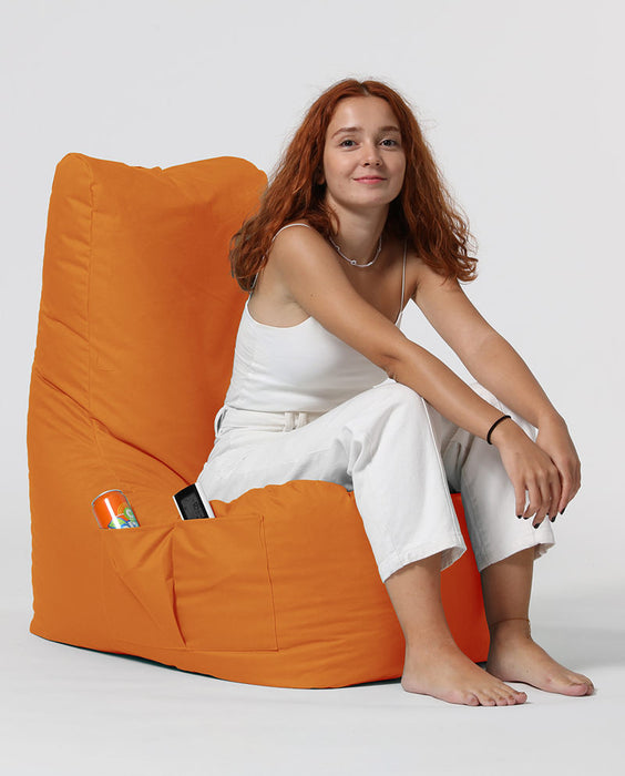 Fotoliu de Gradina Bean Bag Asi Home Diamant - Portocaliu