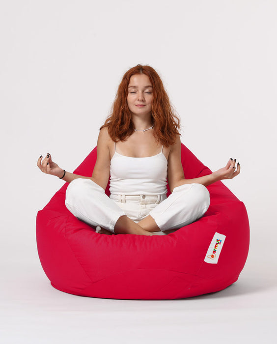 Fotoliu de Gradina Bean Bag Asi Home Premium XXL - Roșu