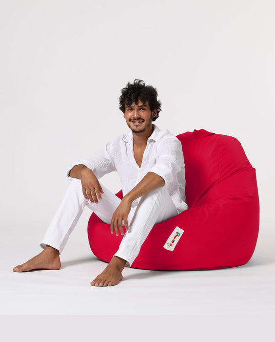 Fotoliu de Gradina Bean Bag Asi Home Premium XXL - Roșu