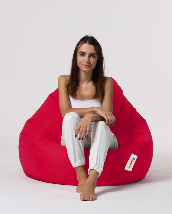 Fotoliu de Gradina Bean Bag Asi Home Premium XXL - Roșu