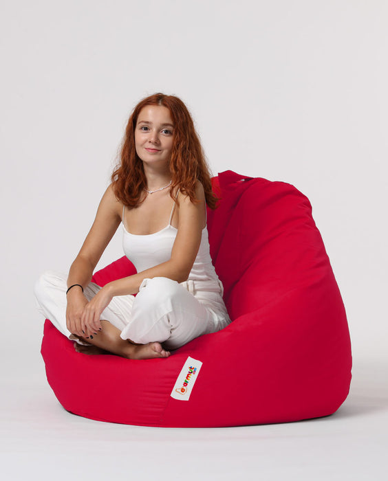 Fotoliu de Gradina Bean Bag Asi Home Premium XXL - Roșu