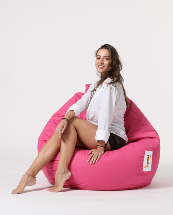 Fotoliu de Gradina Bean Bag Asi Home Premium XXL - Roz