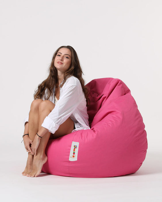 Fotoliu de Gradina Bean Bag Asi Home Premium XXL - Roz