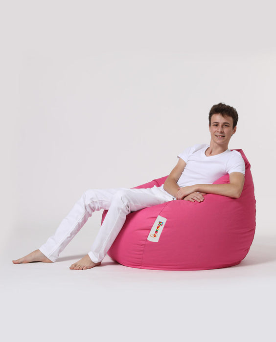 Fotoliu de Gradina Bean Bag Asi Home Premium XXL - Roz