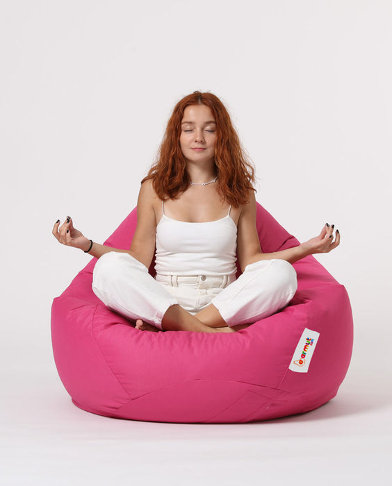 Fotoliu de Gradina Bean Bag Asi Home Premium XXL - Roz