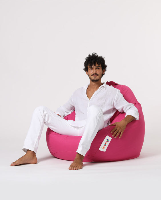 Fotoliu de Gradina Bean Bag Asi Home Premium XXL - Roz