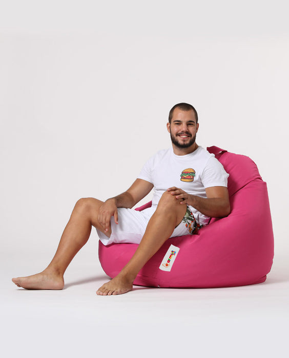 Fotoliu de Gradina Bean Bag Asi Home Premium XXL - Roz