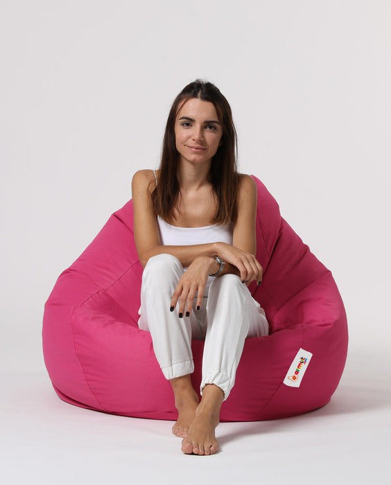 Fotoliu de Gradina Bean Bag Asi Home Premium XXL - Roz