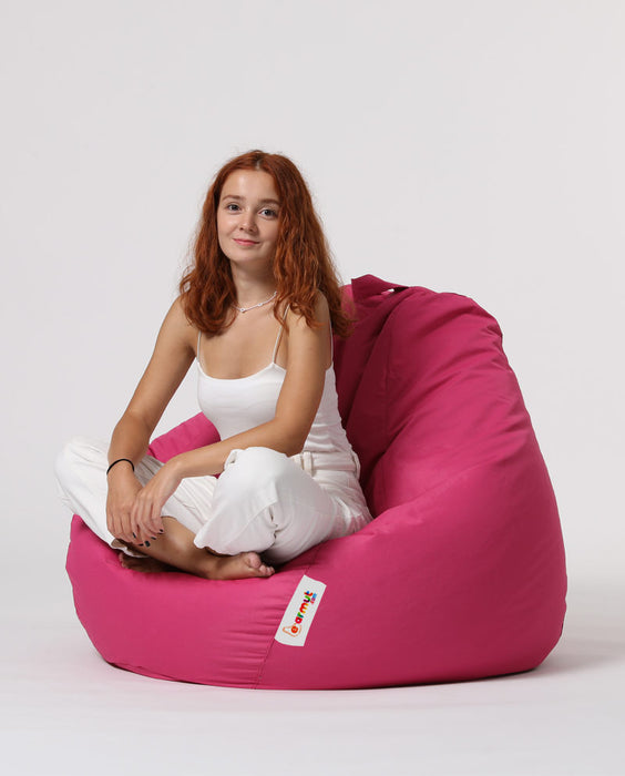 Fotoliu de Gradina Bean Bag Asi Home Premium XXL - Roz