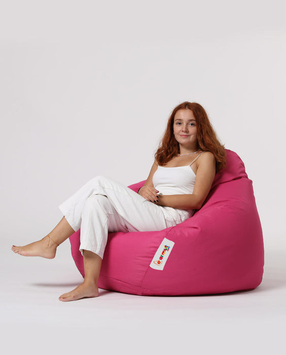 Fotoliu de Gradina Bean Bag Asi Home Premium XXL - Roz