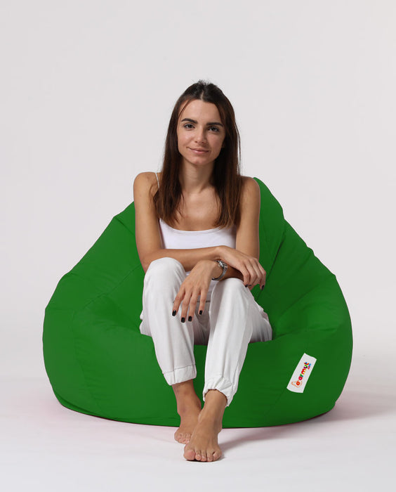 Fotoliu de Gradina Bean Bag Asi Home Premium XXL - Verde