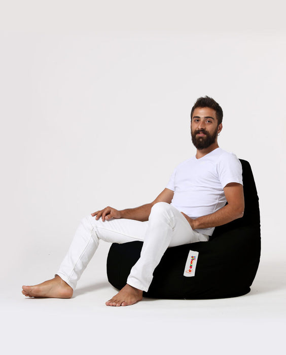 Fotoliu de Gradina Bean Bag Asi Home Drop L - Negru