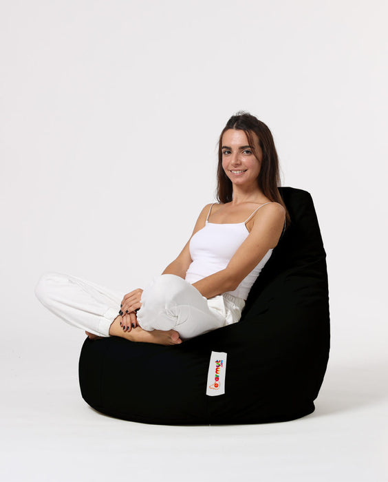 Fotoliu de Gradina Bean Bag Asi Home Drop L - Negru