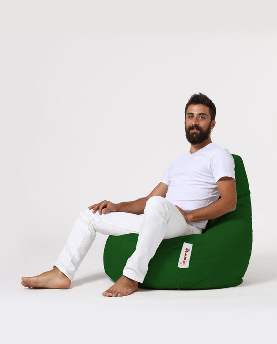 Fotoliu de Gradina Bean Bag Asi Home Drop L - Verde