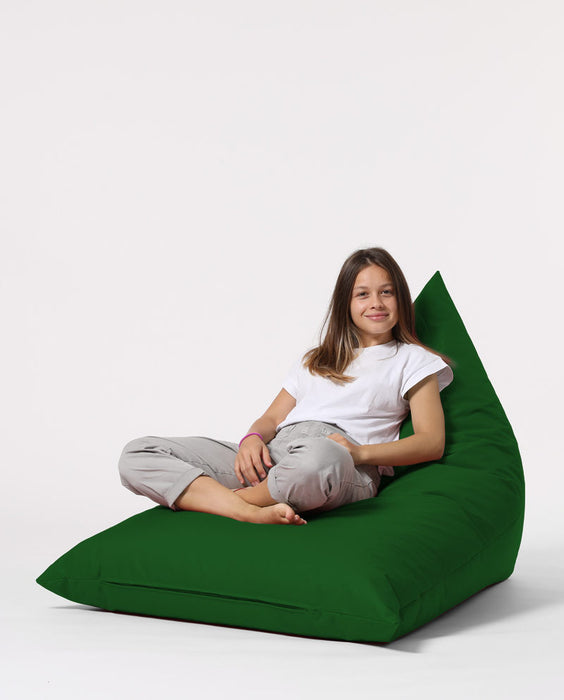 Perna Pouf, Puf Interior/ Exterior Asi Home Pyramid Big Bed Pouf - Green Poliester 90X145X35 cm