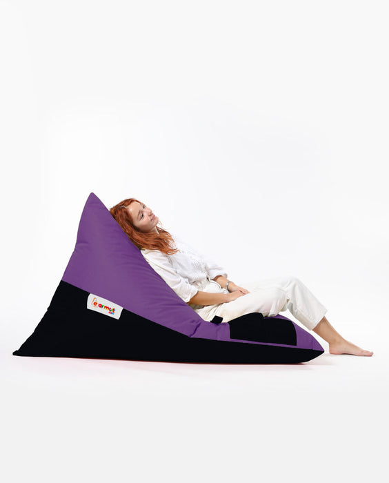 Fotoliu de Gradina Bean Bag Asi Home Pouf de pat dublu mare Pyramid - Mov