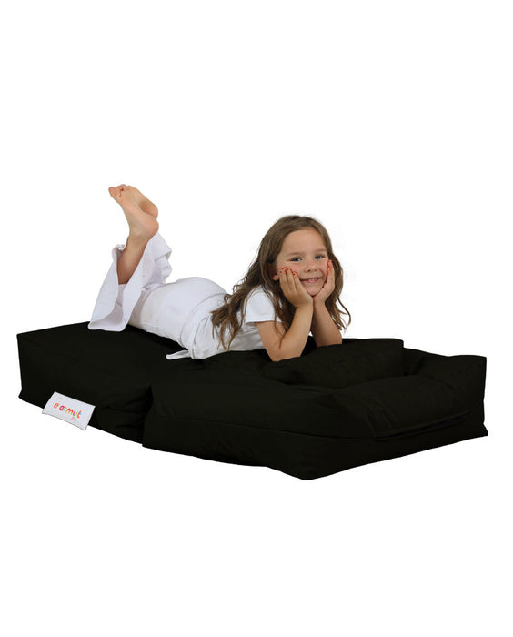 Fotoliu de Gradina Bean Bag Asi Home Puf cu un singur loc pentru copii - negru