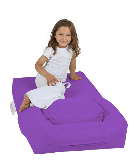 Fotoliu de Gradina Bean Bag Asi Home Puf cu un singur loc pentru copii - violet