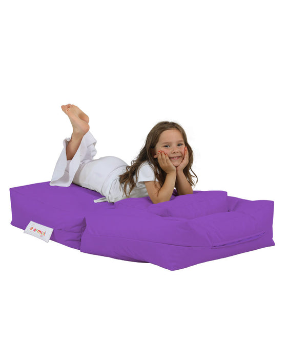 Fotoliu de Gradina Bean Bag Asi Home Puf cu un singur loc pentru copii - violet