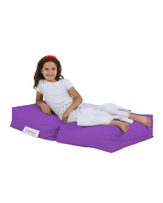 Fotoliu de Gradina Bean Bag Asi Home Puf cu un singur loc pentru copii - violet