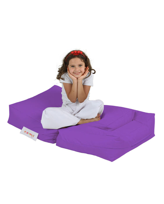 Fotoliu de Gradina Bean Bag Asi Home Puf cu un singur loc pentru copii - violet