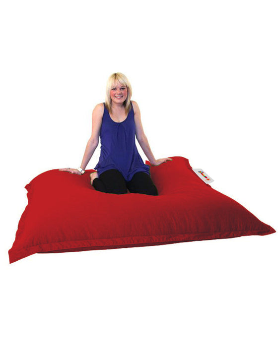 Fotoliu de Gradina Bean Bag Asi Home Pouf Pernă 100x100 - Roșu