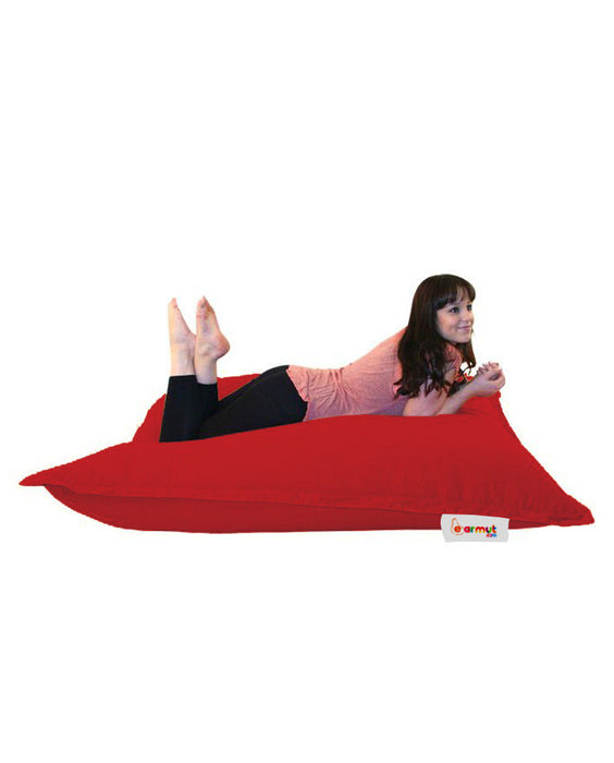 Fotoliu de Gradina Bean Bag Asi Home Pouf Pernă 100x100 - Roșu