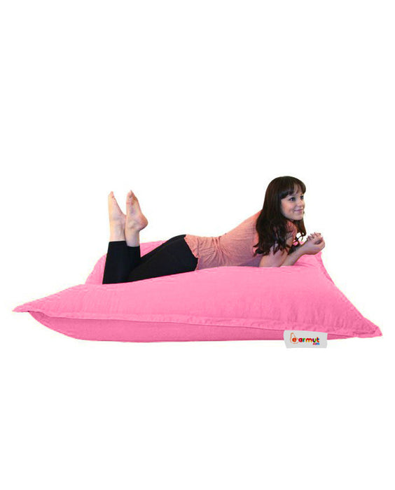 Fotoliu de Gradina Bean Bag Asi Home Puf Perna 100x100 - Roz