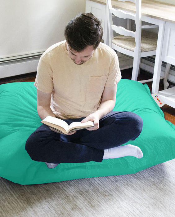 Fotoliu de Gradina Bean Bag Asi Home Perna Pouf 100x100 - Turcoaz