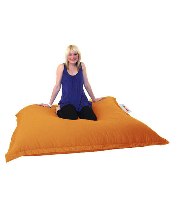 Fotoliu de Gradina Bean Bag Asi Home Perna Pouf 100x100 - Portocaliu